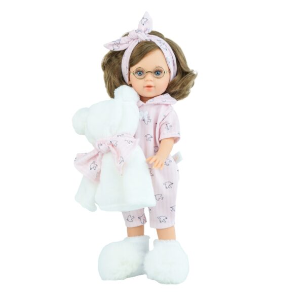 Кукла Марина с пижамка и мече играчка