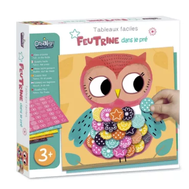 Творчески комплект със стикери от филц Животни от гората CreaLign творческа игра за деца 3+