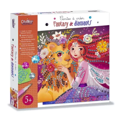 Творчески комплект Диамантена фантазия CreaLign диамантени картини за деца 5+