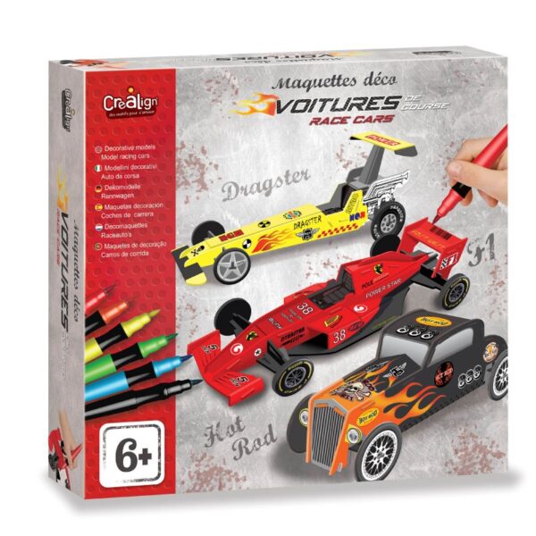 Творчески комплект за сглобяване на състезателни коли