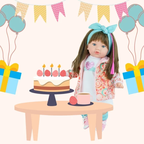 Алина на парти със сладкарски декор – перфектен избор за подарък