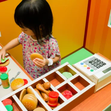 Ролева игра магазин с дървени продукти