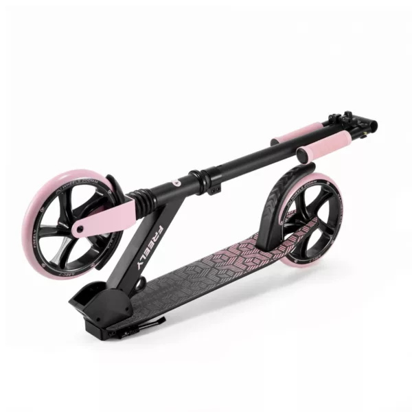 Сгъваема тротинетка Freely розова компактна алуминиева рамка лесно съхранение