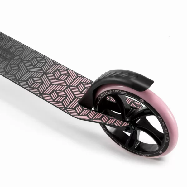 Детска тротинетка Freely задно колело 200мм розова спирачка сигурност деца