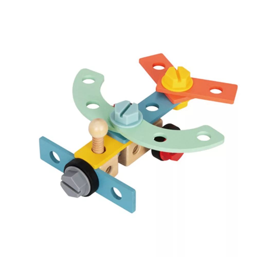 Сглобен модел от дървени части от проходилката работилничка Tooky Toy