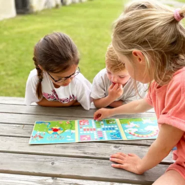 Детска настолна игра със забавни пътечки, цветна занимателна игра за момичета