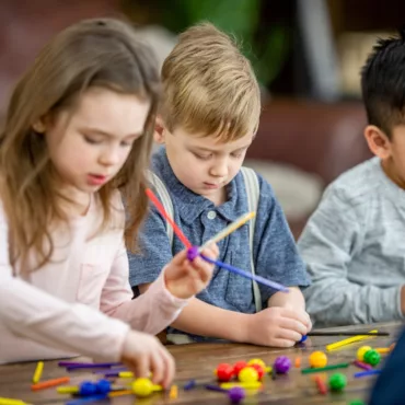 STEM комплект за деца, строителни елементи, конструктор, развиващи моторика, образователна STEM играчка