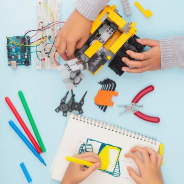 STEM комплект за деца, роботика, лего конструктор, електроника, рисуване, инженерни игри, над 7 години