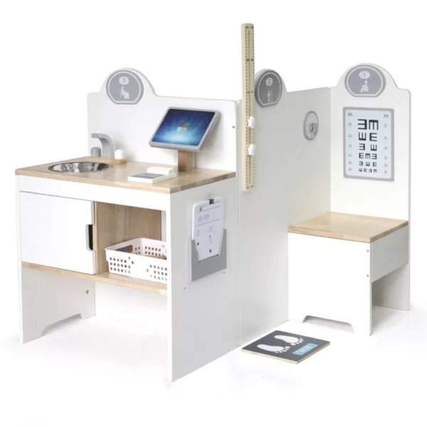 Детски медицински кабинет Viga с мивка, компютър и измервателна станция