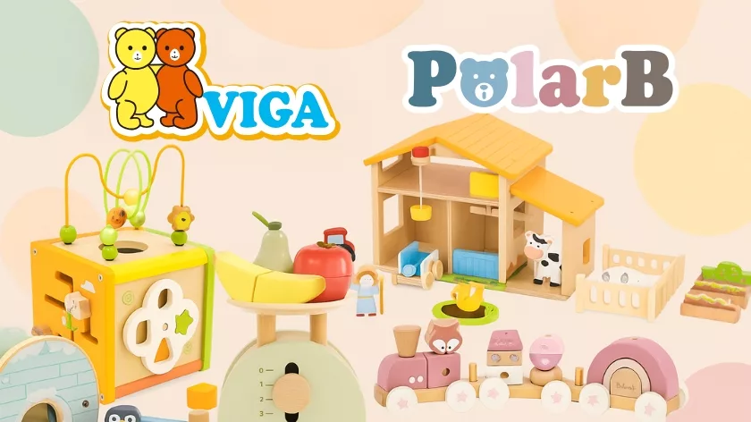 Дървени играчки Viga Toys и PolarB – образователни и награждавани продукти
