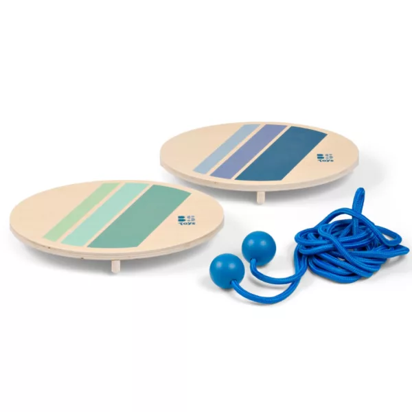 Дървена игра за баланс и сила BS Toys баланс борд