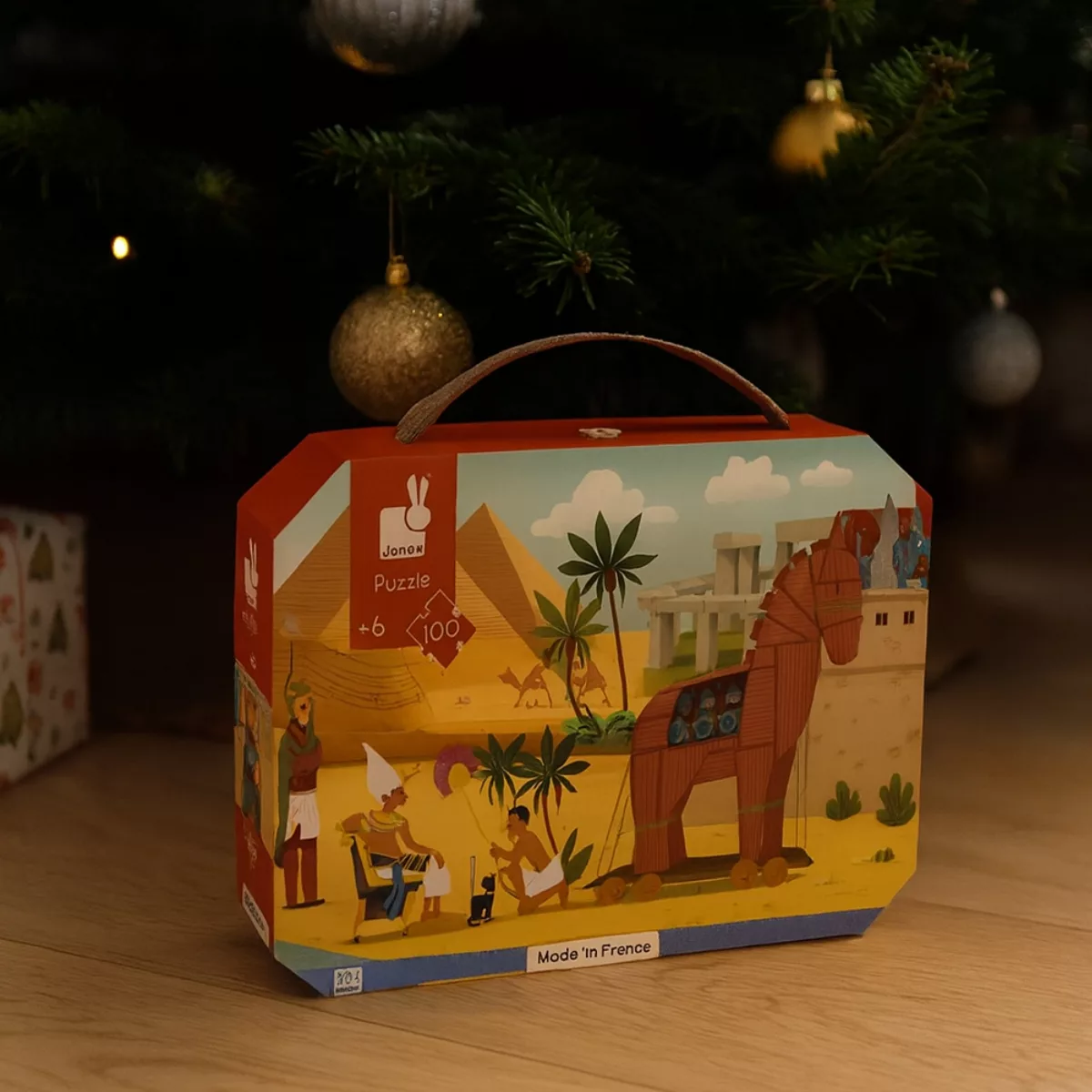 Детски пъзел митология и древни цивилизации Janod в подаръчна кутия под елхата