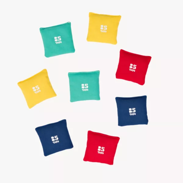 Цветни бобени торбички подредени в кръг – BS Toys