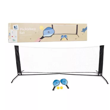 Комплект за пикълбол детска активна игра BS Toys мрежа ракети топки 8+