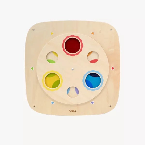 Монтесори табло за смесване на цветове от дърво – VIGA Toys