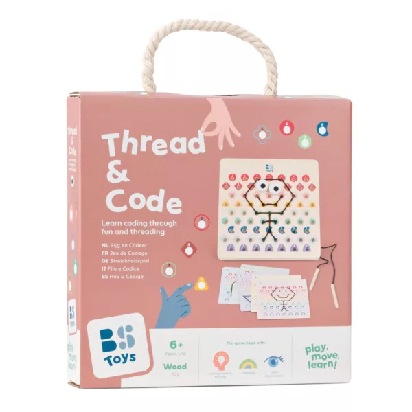 Кодирай с конец образователна дървена игра BS Toys 6+
