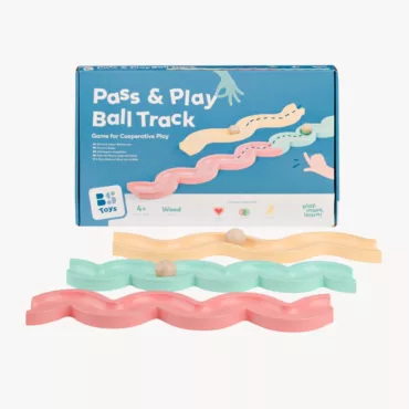 Комплект улеи и топки от дърво за игра Предай и играй – BS Toys