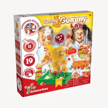 STEM лаборатория за желирани бонбони Science4You &ndash; комплект с 11 експеримента и калъпи