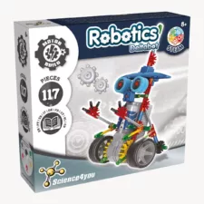 Комплект за роботика Deltabot моторизиран робот Science4You с 117 части за деца 8+