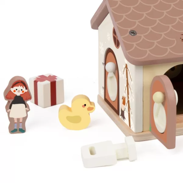 Фигурки и аксесоари към сензорна дървена къща с ключалки Classic World