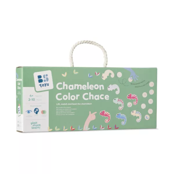 Дървена игра Хамелеон BS Toys цветна семейна игра 4+ години