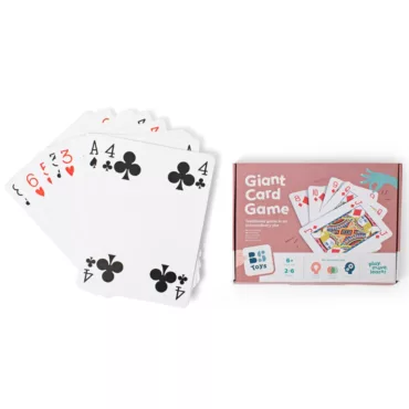 Гигантски карти за игра BS Toys комплект с кутия A4 размер 6+