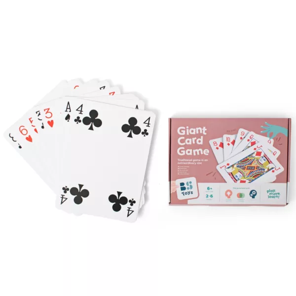 Гигантски карти за игра BS Toys комплект с кутия A4 размер 6+