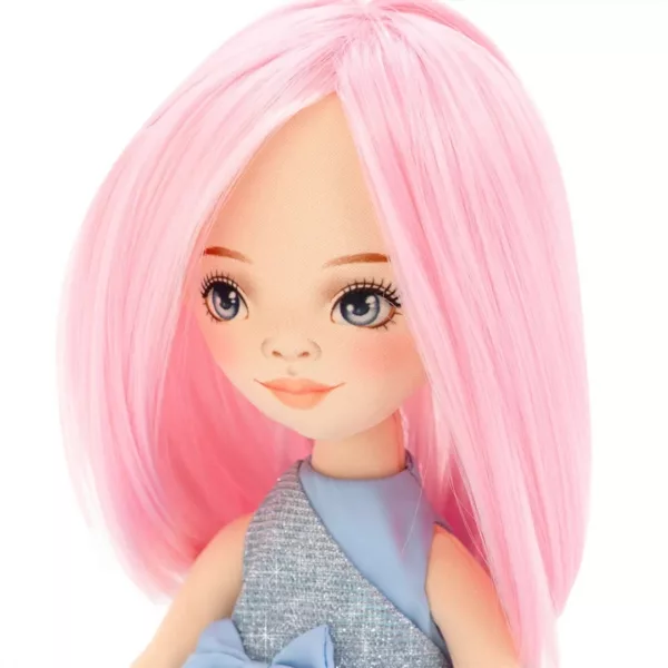 Мека кукла Били Sweet Sisters с розова коса и нежно изразено лице 3+