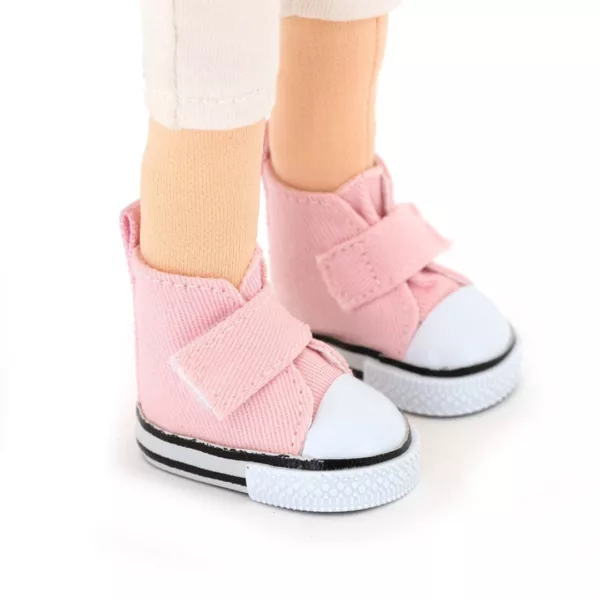 Мека кукла Лилу Sweet Sisters с розови обувки и текстилно тяло за деца 3+