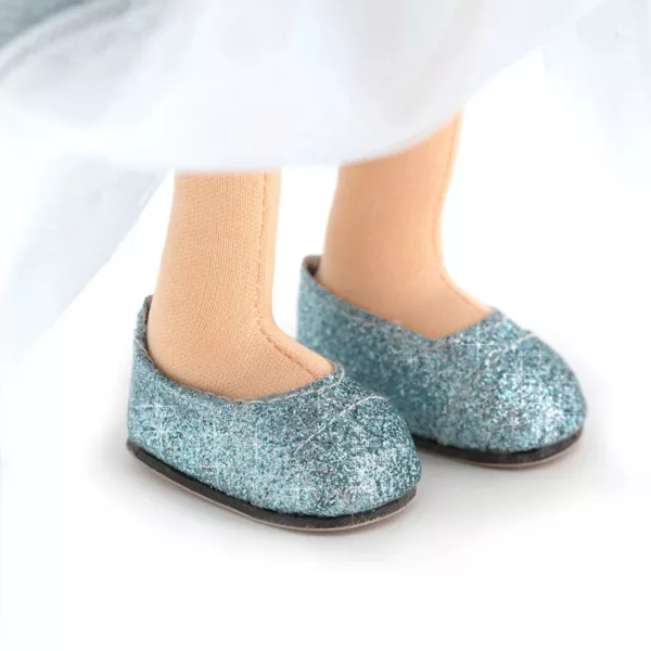 Мека кукла Миа Sweet Sisters с блестящи обувки и бална рокля за деца 3+