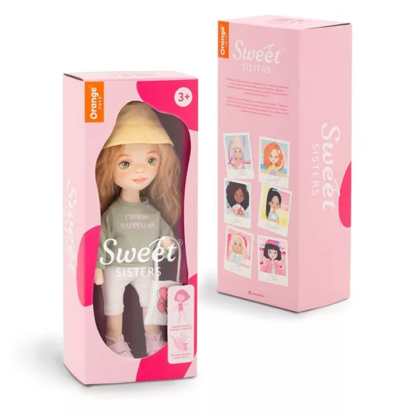 Мека кукла Съни в кутия Sweet Sisters Orange Toys подарък