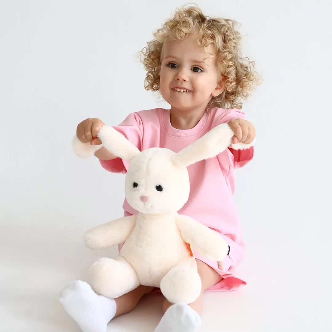 Супер меко плюшено зайче My Bunny с дълги ушички 30 см 0+