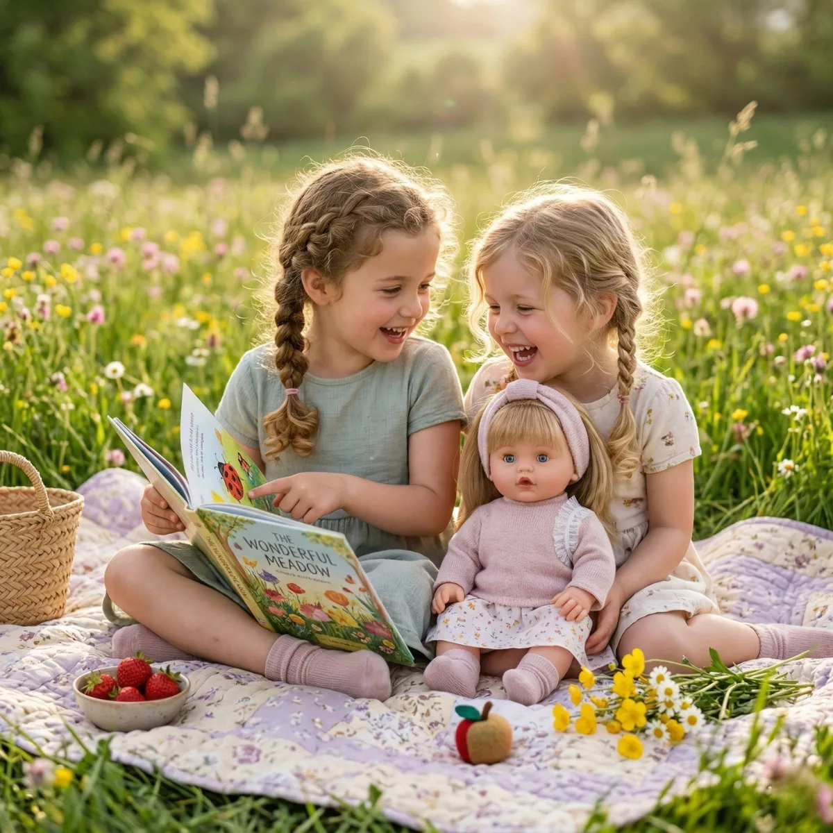 Интерактивна кукла бебе Леонор с емоции сред деца в розов стил 63 см