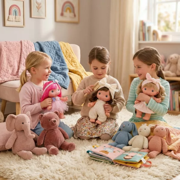 Детски кукли Piu за игра с приятели винилови играчки за деца 3+