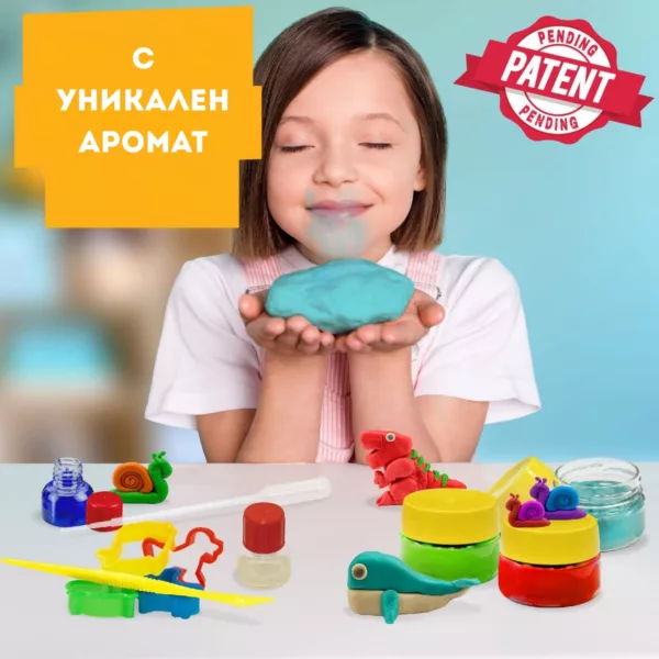 Детски пластилин Science4You с ароматен моделин и цветни форми за игра 4+