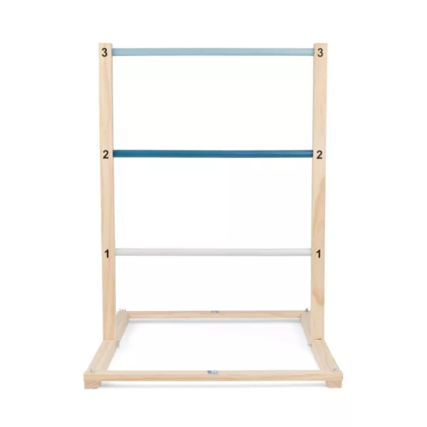 Спортна игра 2в1 с мишена и стълба за хвърляне BS Toys дървена конструкция 8+ години