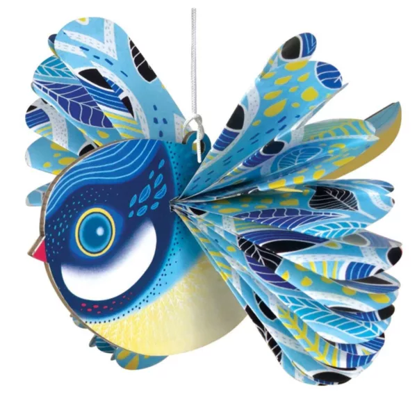 Хартиена птица от творчески комплект за сгъване от хартия Птици Crea Lign