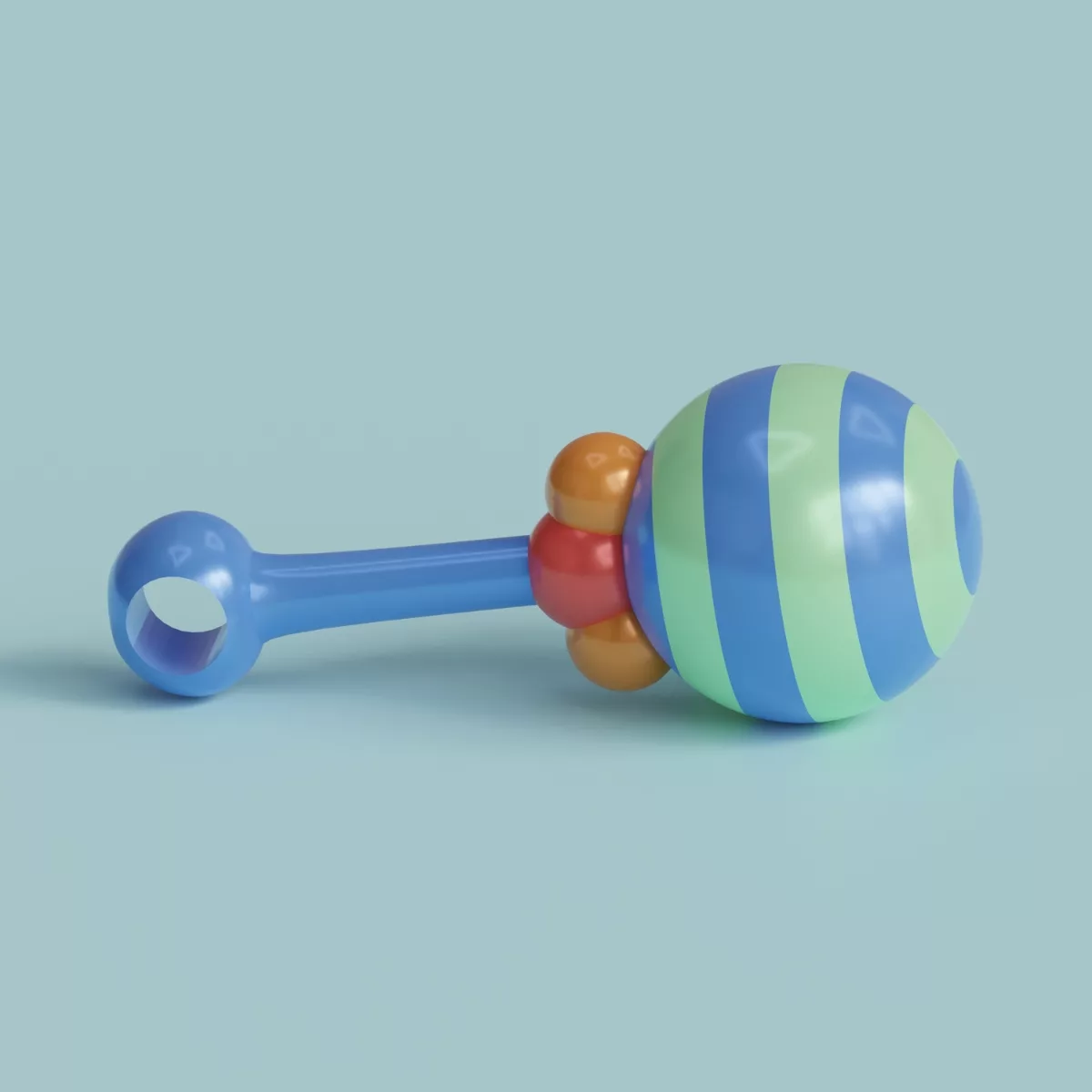 Занимателни и музикални бебешки играчки – цветен маракас за бебета