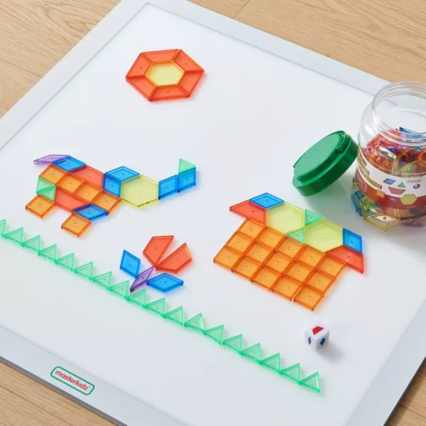 Монтесори танграм мозайка игра с фигури модели и форми цветна пластмаса 3+