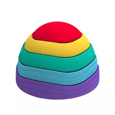 Сензорни камъни за баланс комплект цветни пластмасови елементи за координация и игра 3+