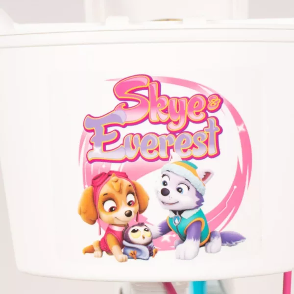 Детски велосипед Paw Patrol 14 инча седалка за кукла бяла пластмасова с герои