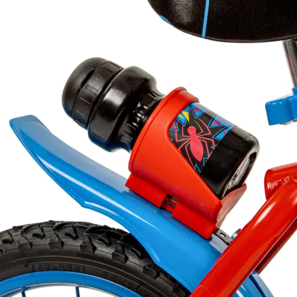 Детски велосипед 14 инча Spiderman Huffy с бутилка за вода и стойка за деца 4+