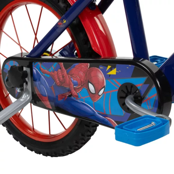 Детски велосипед 16 инча Spiderman Huffy с протектор на верига и педали за деца 5+