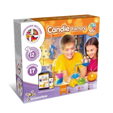 Детски STEM комплект Candle Factory за изработка на ароматни свещи от Science4you