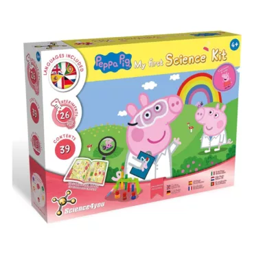 Peppa Pig първи научен комплект за деца със STEM експерименти и лабораторни игри