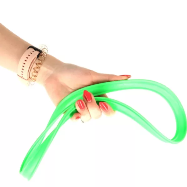 Гъвкав пластмасов обръч Jolly в зелен цвят за активна детска игра 3+