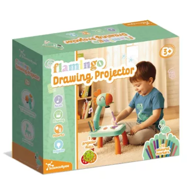 Детски проектор Фламинго Science4you с 3 диска и 12 цветни флумастера