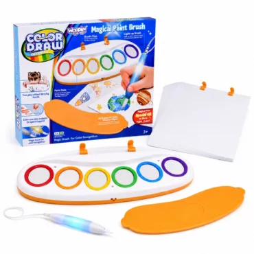 Комплект Вълшебна LED четка Jolly с кутия, палитра, четка и листове